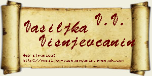 Vasiljka Višnjevčanin vizit kartica